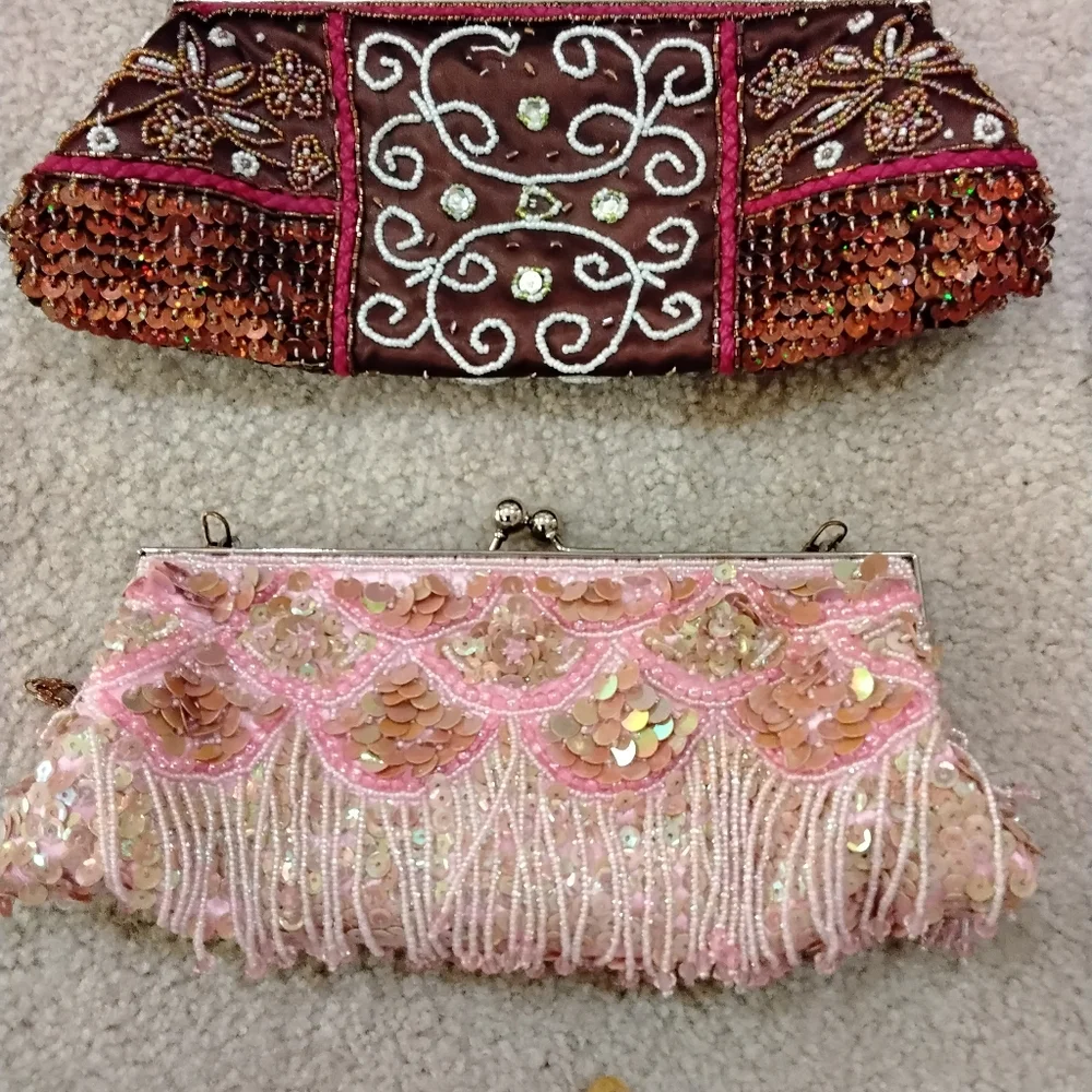 Set Of 5 Beaded Evening Bags - Picture 4 of 5